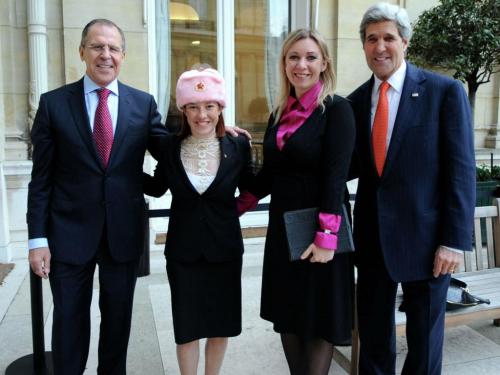 Sergey Lavrov Jen Psaki John Kerry