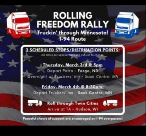 Minnesota - March 4, 2022 - Rolling Freedom Rally
