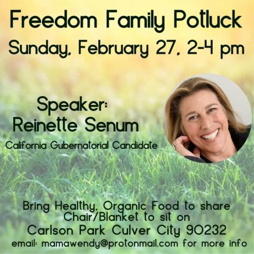 Culver City, California - Feb 27, 2022 - Freedom Pot Luck