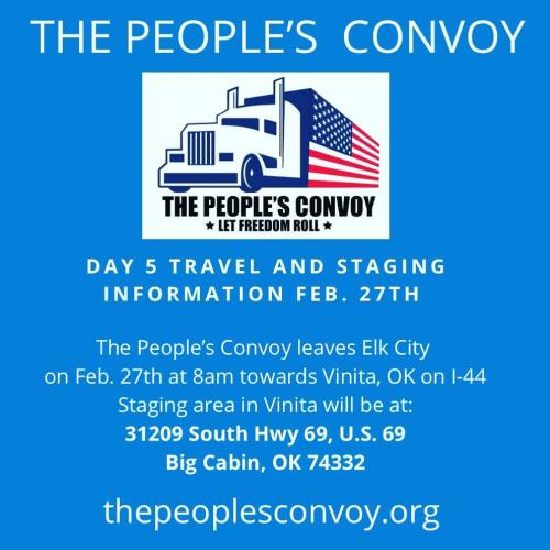 Big Cabin, Oklahoma - Feb 27, 2022 - Day 5 plan