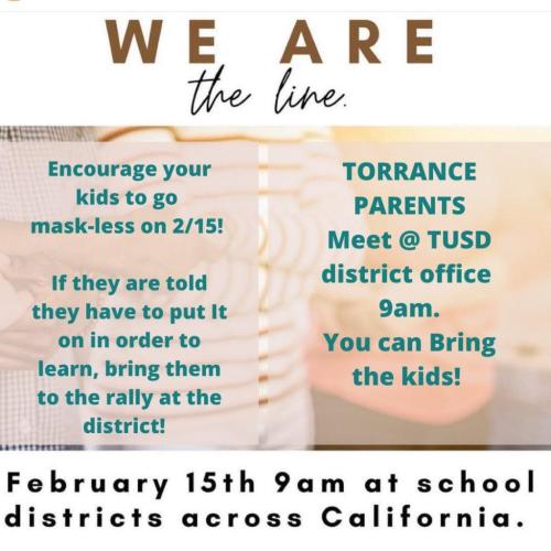 Torrance, California - Feb 15,  - Maskless