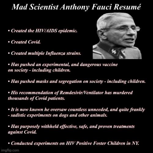 Fauci Resume 1