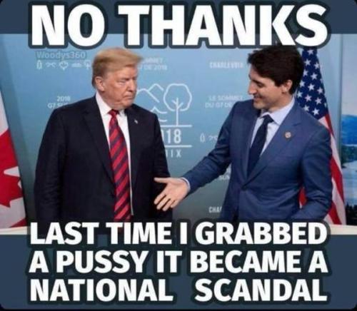 Trump no thanks to Trudeau