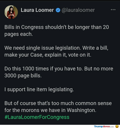 Line Item Legislation 1