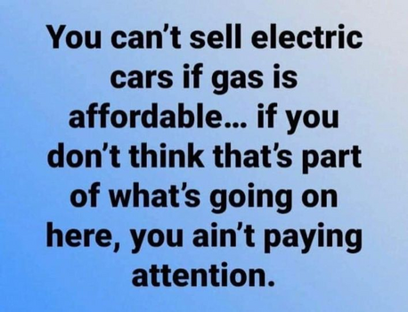 electric cars and gas