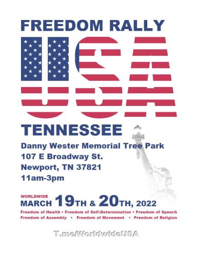 Newport, Tennessee - March 19, 2022 - Freedom Rally