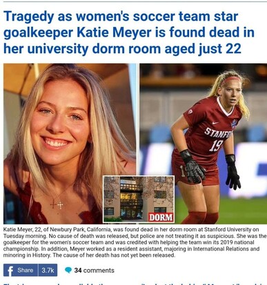 Katie Meyer Dead vax