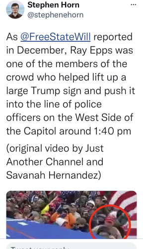 Why isn’t Ray Epps in a Beltway gulag⁉️
