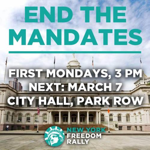 New York - Mar 7, 2022 - Freedom Rally