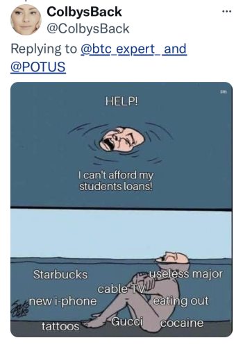 Drowning in debt!      Who is to blame?