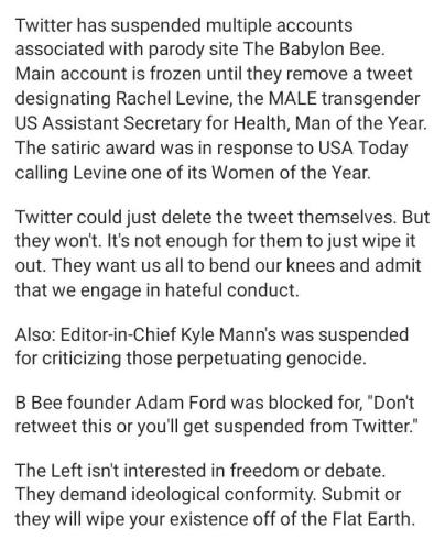 Twitter suspends Babylon Bee