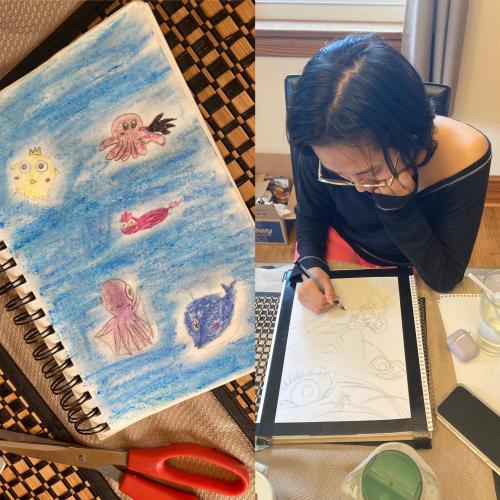 Art with the “Little One”