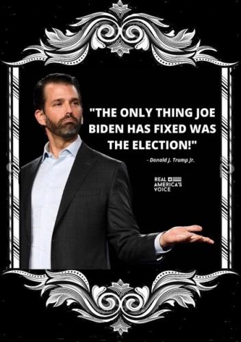 THE ONLY THING BIDEN FIXED