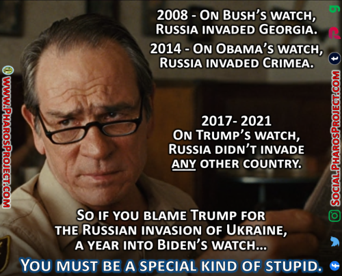 Skeptical Tommy Lee Jones - Trump and Putin - Web-Social