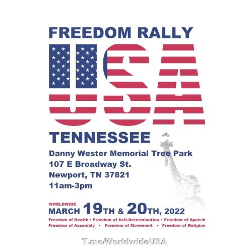 Newport, Tennessee - March 19, 2022 - Freedom Rally