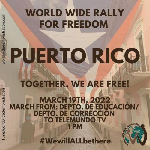 Puerto Rico - March 19, 2022 - Rally for Freedom