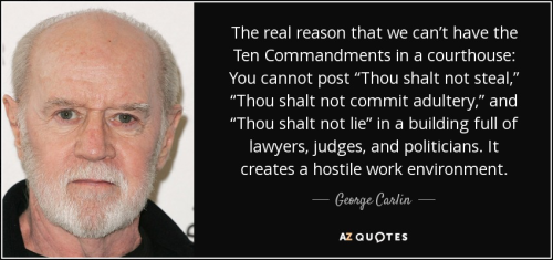 WHY THE TEN COMMANDMENTS AREN'T IN COURTHOUSES