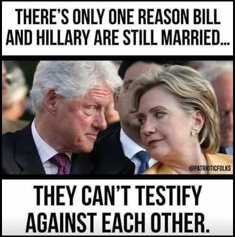 THEY CAN'T TESIFY AGAINST EACHOTHER