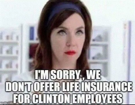 Flo Progressive no insurance for clintons