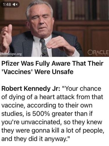 pfizer knows vax unsafe