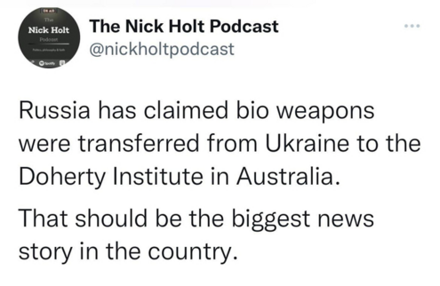Bioweapons to Australia