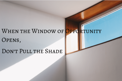 WhenTheWindowOfOpportunityOpens