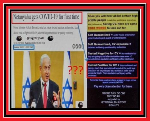 NETANYAHU TEST POSITIVE