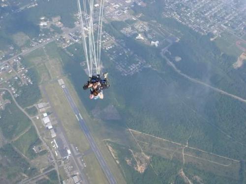 Skydiving over the Poconos