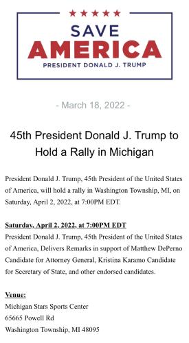 NEW TRUMP RALLY‼️