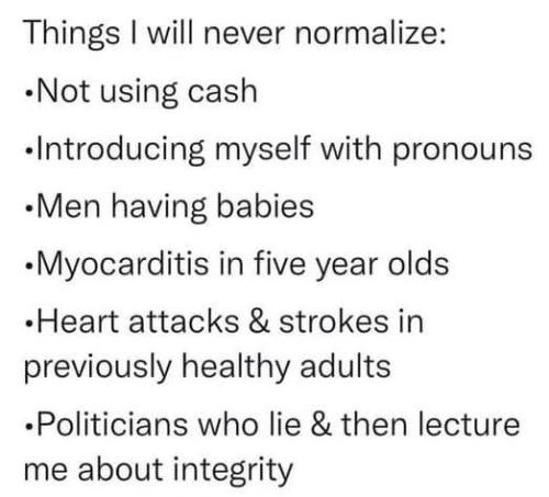 Normalize Never 1