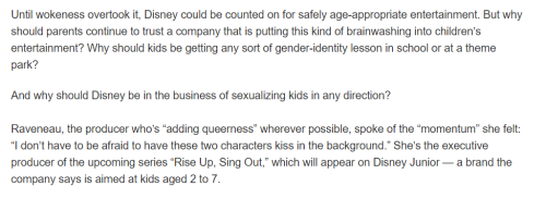 Disney Wokeness q