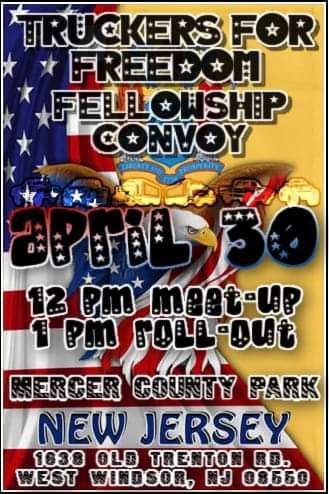 West Windsor, New Jersey - April 30, 2022 - Convoy