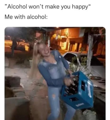 alcohol happy