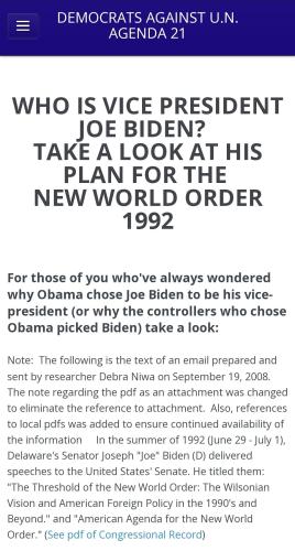 Agenda 21 depopulation project and pedojoe