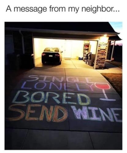 send wine