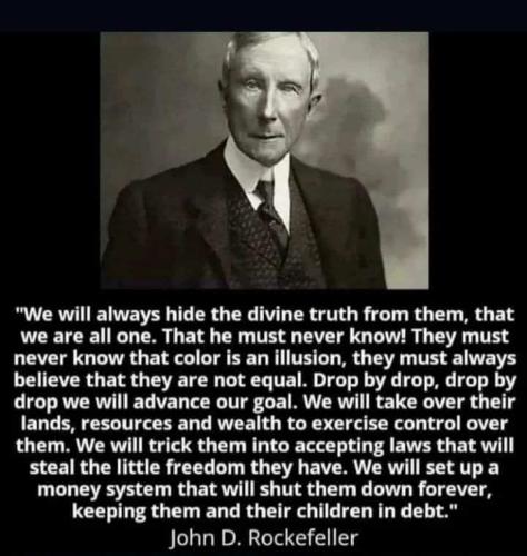 Yep. And Mark Zuckerberg is a Rockefeller bloodline just FYI