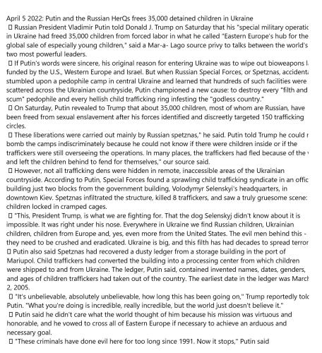 THE CHILDREN N UKRAINE