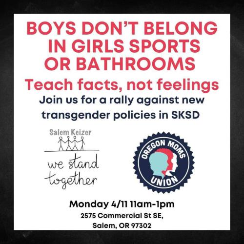 Salem, Oregon - April 11, 2012 - Rally