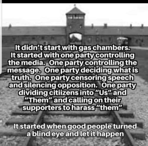 It didn't start with gas chambers