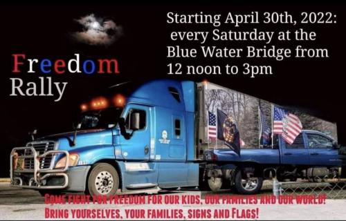 Port Huron, Michigan - April 30, 2022 - Freedom Rally