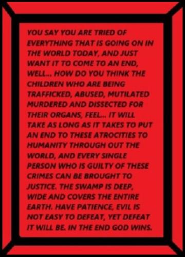 YOU SAY YOU ARE TIRED