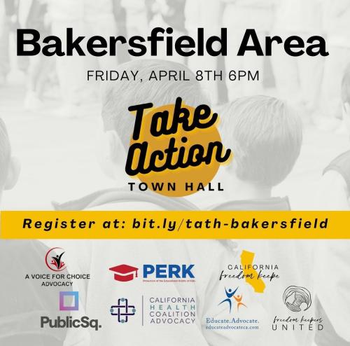 Bakersfield, California - April 8, 2022 - Take Action Town Hall