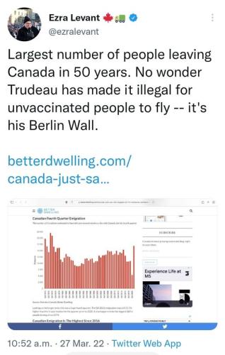 leaving canada