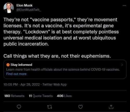 WOWWWWWWW! He can now say it freely. He owns twitter hahahahha!!! Fact check that twatter