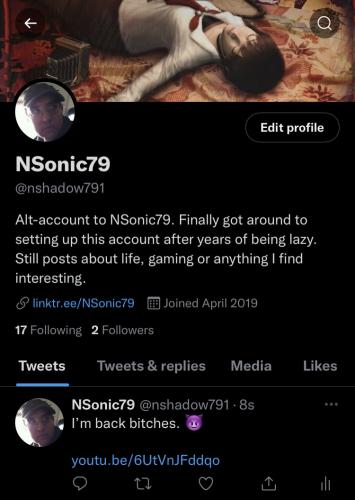 I’m back bitches! 😈