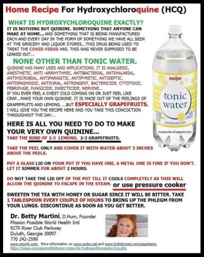 recipe for hydroxychloroquine