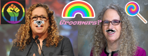 Groomers Abigail Disney & Rachel Levine