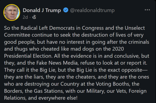 Trump Big Lie 1