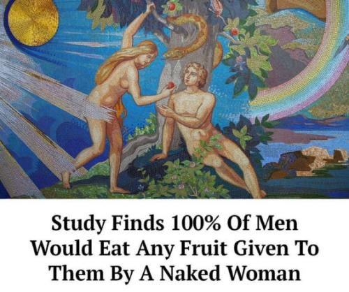 men eat fruit