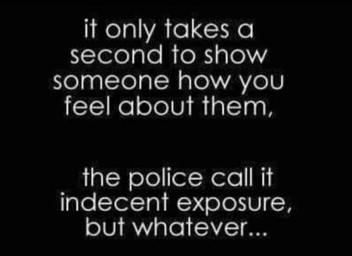 indecent exposure